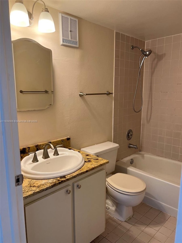 8200 SW 210th St Unit 308, Cutler Bay, FL 33189 - bathroom with vanity, tile patterned floors, and shower / bath combination