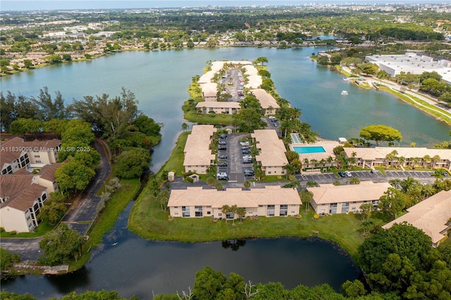 5560 Lakeside Dr Unit 204, Margate, FL 33063 - aerial overview of property's location featuring a large body of water