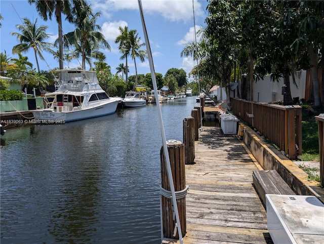 2606 Gulfstream Ln, Fort Lauderdale, FL 33312 - dock area with a water view