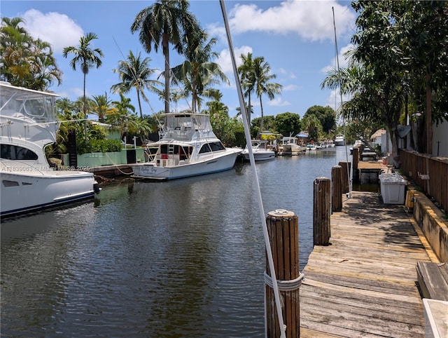 2606 Gulfstream Ln, Fort Lauderdale, FL 33312 - dock with a water view