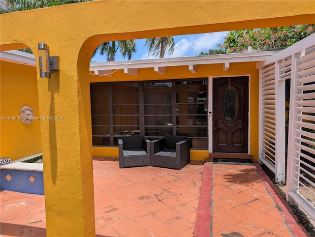 2606 Gulfstream Ln, Fort Lauderdale, FL 33312 - property entrance with a patio area