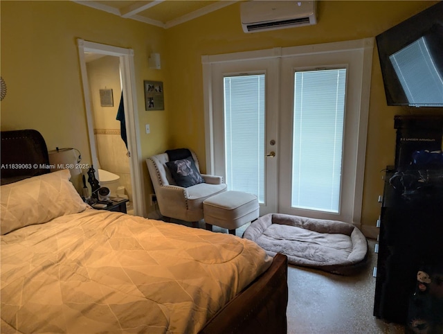 2606 Gulfstream Ln, Fort Lauderdale, FL 33312 - bedroom featuring a wall mounted AC