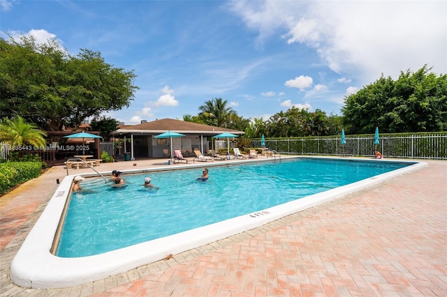 8010 SW 18th Ct Unit 1-8, Davie, FL 33324 - community pool with a patio area