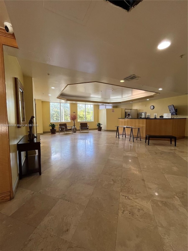 3500 Coral Way Unit 913, Miami, FL 33145 - community lobby featuring a surveillance system and recessed lighting