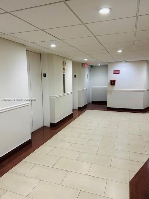 2899 Collins Ave Unit 1504, Miami Beach, FL 33140 - unfurnished room featuring recessed lighting and a drop ceiling
