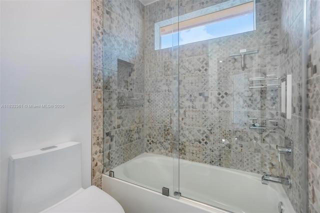 5050 Greenwich Preserve Ct, Boynton Beach, FL 33436 - full bathroom with bath / shower combo with glass door
