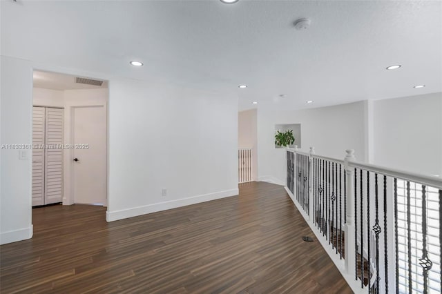 5050 Greenwich Preserve Ct, Boynton Beach, FL 33436 - corridor with dark wood-style floors and recessed lighting