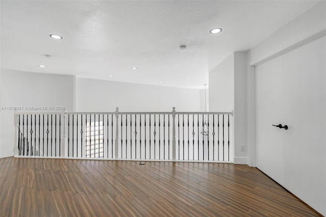 5050 Greenwich Preserve Ct, Boynton Beach, FL 33436 - spare room featuring wood finished floors, recessed lighting, and a smoke detector