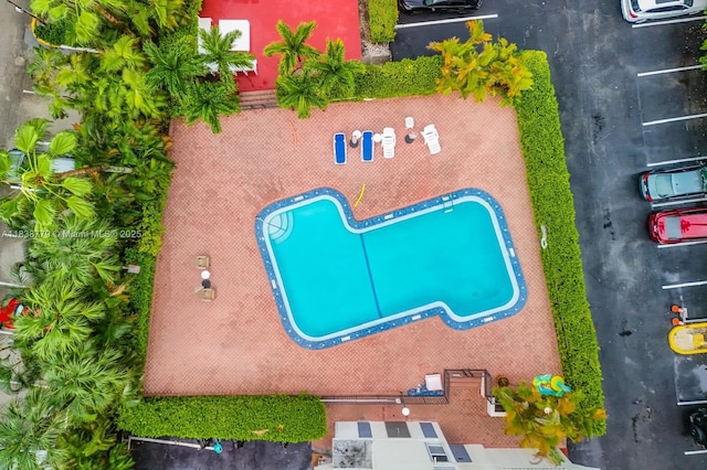1440 Brickell Bay Dr Unit 307, Miami, FL 33131 - bird's eye view of a pool