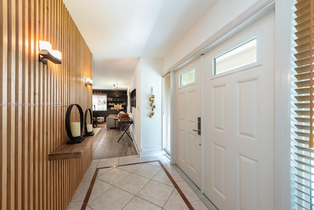6957 SW 148th Ter, Palmetto Bay, FL 33158 - entryway with inlaid floor details and light tile patterned flooring