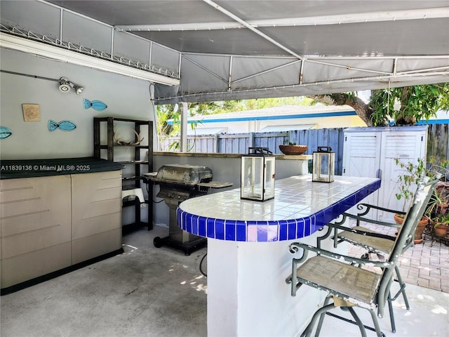 2451 SW 16th St, Fort Lauderdale, FL 33312 - view of patio featuring grilling area