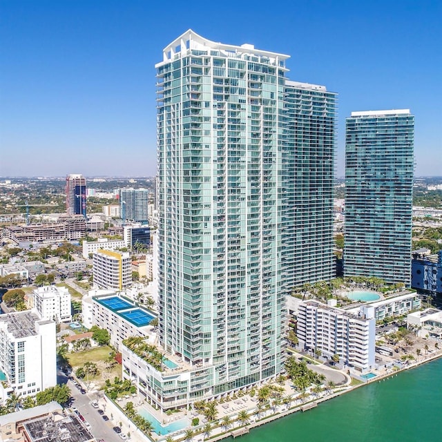 2900 NE 7th Ave Unit 404, Miami, FL 33137 - view of property with a city view and a water view