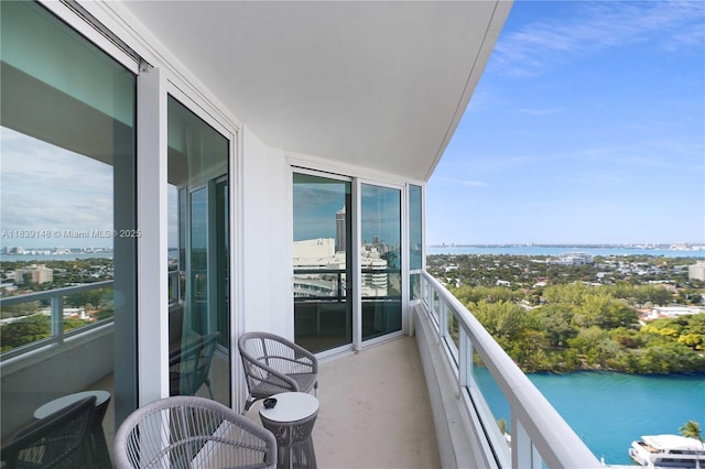 4401 Collins Ave Unit 2305, Miami Beach, FL 33140 - balcony featuring a water view