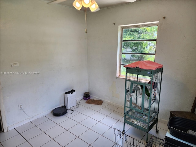 3521 E 8th Ave, Hialeah, FL 33013 - spare room with ceiling fan and tile patterned floors