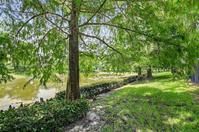 1086 Grove Park Cir, Boynton Beach, FL 33436 - view of yard featuring a water view