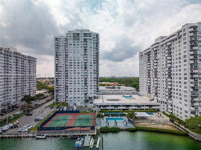 2750 NE 183rd St Unit 1701, Aventura, FL 33160 - view of property featuring a water view and a view of city