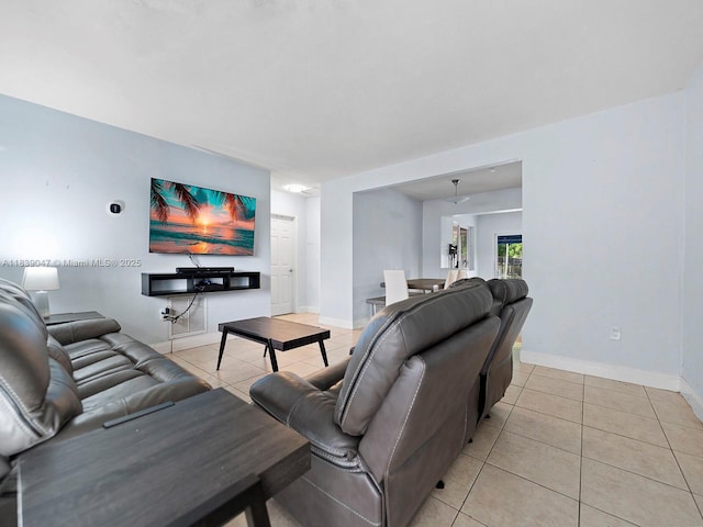 2812 SW 65th Ave, Miramar, FL 33023 - living area featuring light tile patterned floors and baseboards