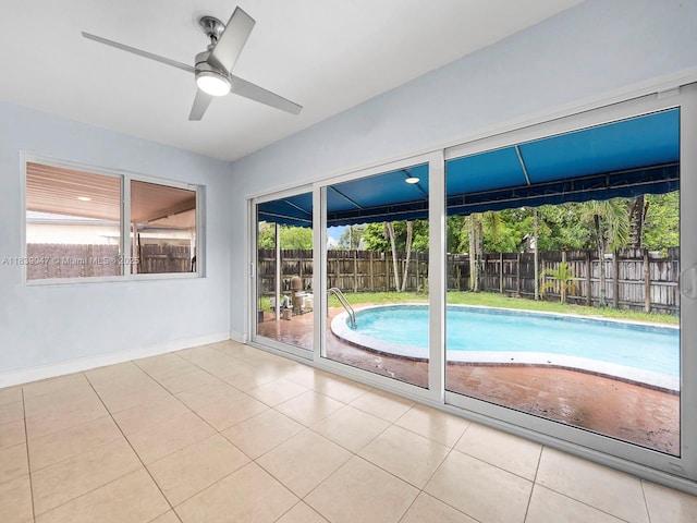 2812 SW 65th Ave, Miramar, FL 33023 - view of pool featuring a ceiling fan