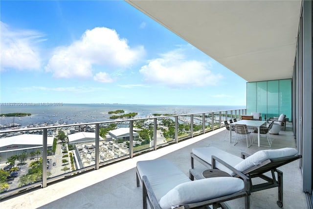 2675 S Bayshore Dr Unit 1601S, Miami, FL 33133 - balcony with a water view