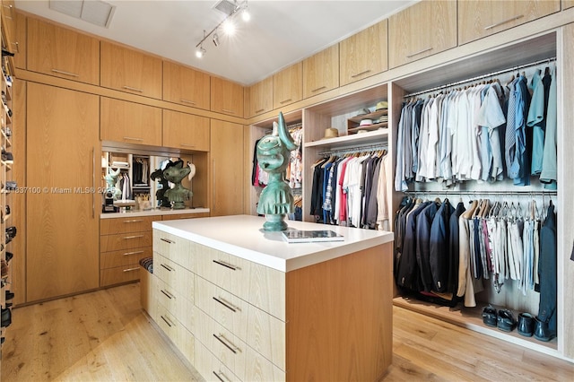 2675 S Bayshore Dr Unit 1601S, Miami, FL 33133 - walk in closet with light wood finished floors