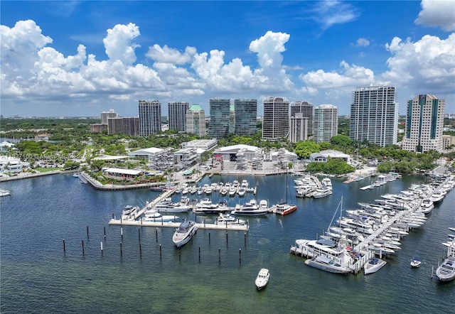 2675 S Bayshore Dr Unit 1601S, Miami, FL 33133 - water view featuring city skyline