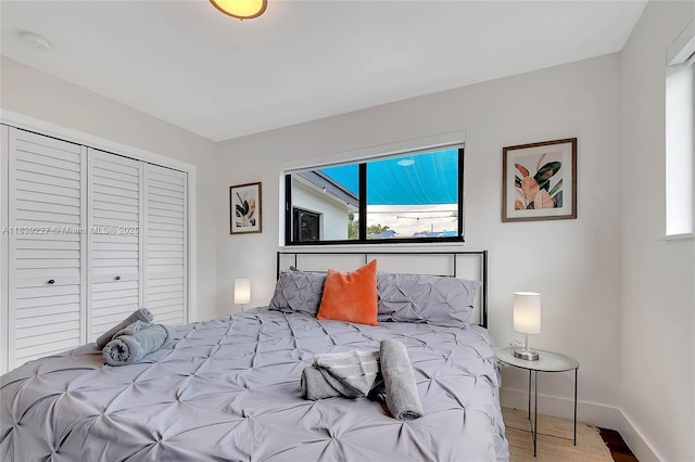3141 SW 20th St, Fort Lauderdale, FL 33312 - bedroom with a closet and baseboards