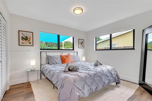 3141 SW 20th St, Fort Lauderdale, FL 33312 - bedroom with wood finished floors and baseboards