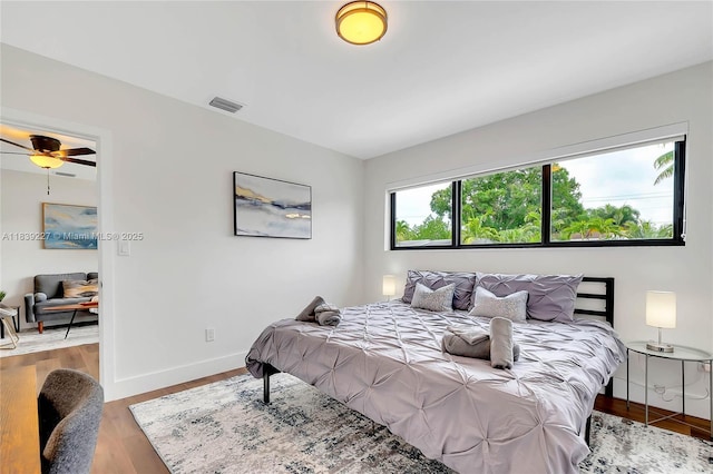 3141 SW 20th St, Fort Lauderdale, FL 33312 - bedroom with baseboards and wood finished floors
