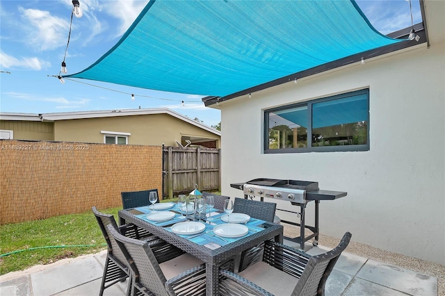 3141 SW 20th St, Fort Lauderdale, FL 33312 - view of patio featuring outdoor dining space and grilling area