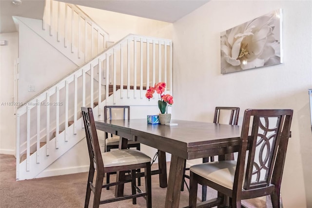 6586 S Anise Ct, Davie, FL 33314 - dining space with stairway and carpet