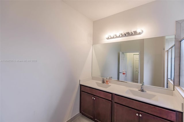 6586 S Anise Ct, Davie, FL 33314 - full bath with double vanity and baseboards