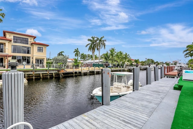 2321 SE 15th St, Pompano Beach, FL 33062 - dock featuring a water view