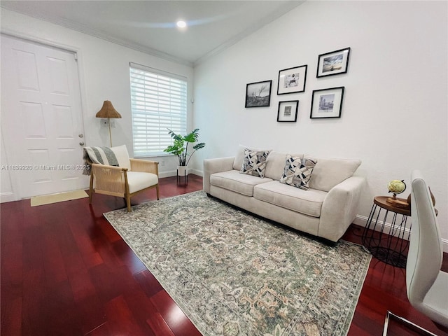 2817 SW 187th Ave, Miramar, FL 33029 - living area with crown molding and wood finished floors