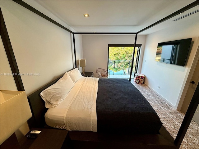 1945 NE 123rd St, North Miami, FL 33181 - bedroom featuring brick patterned floors and baseboards