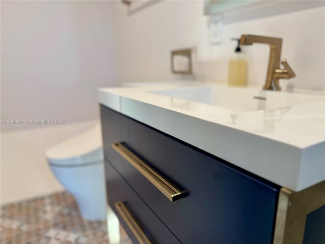 1945 NE 123rd St, North Miami, FL 33181 - bathroom featuring vanity and toilet