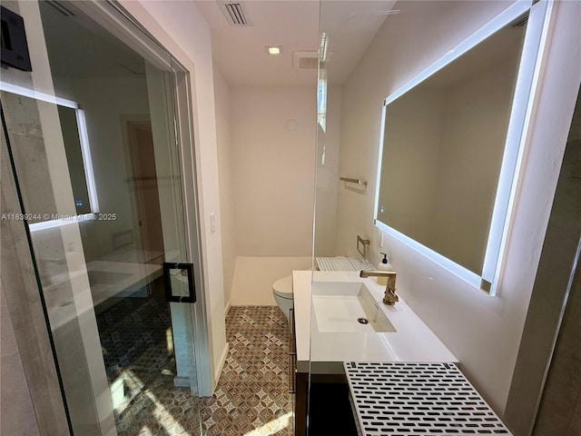 1945 NE 123rd St, North Miami, FL 33181 - full bathroom with vanity and a shower stall