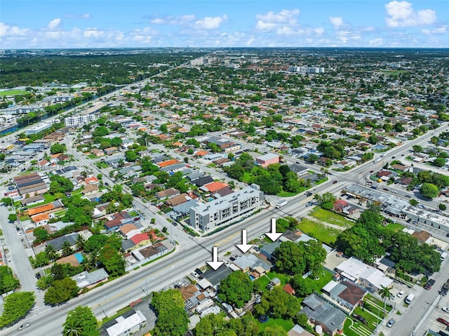 871 SE 8th Ave, Hialeah, FL 33010 - aerial view of property and surrounding area