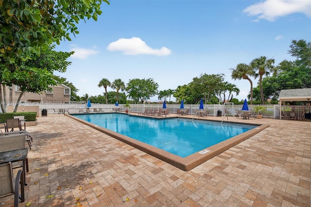 10871 SW 11th Mnr, Davie, FL 33324 - community pool featuring a patio