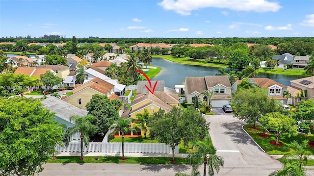 10871 SW 11th Mnr, Davie, FL 33324 - aerial perspective of suburban area featuring a nearby body of water