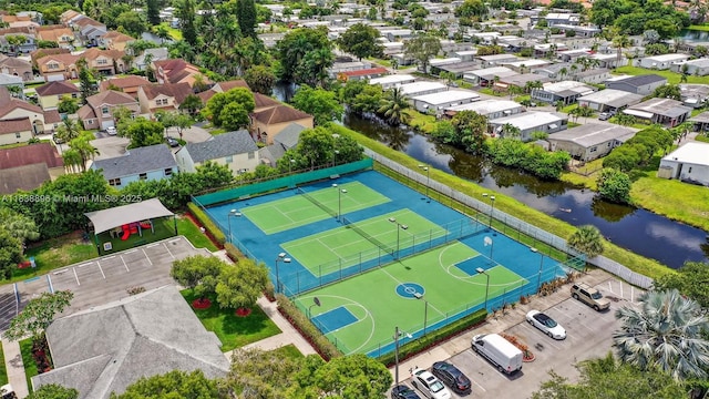 10871 SW 11th Mnr, Davie, FL 33324 - aerial view of residential area featuring a large body of water