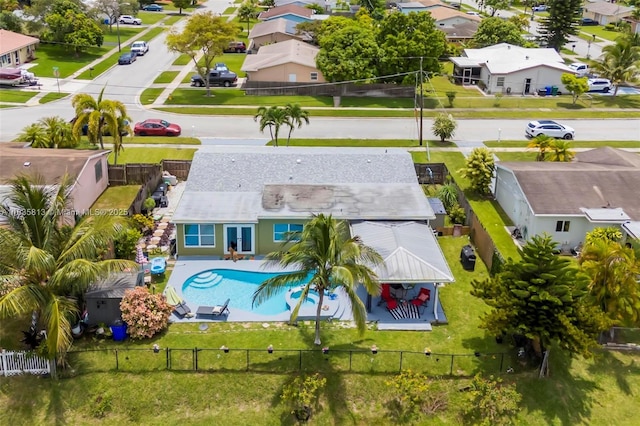 2239 NW 65th Ave, Margate, FL 33063 - aerial perspective of suburban area featuring a pool