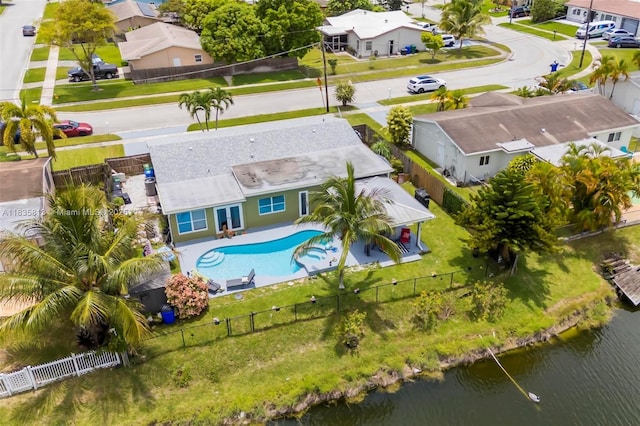 2239 NW 65th Ave, Margate, FL 33063 - aerial view of residential area featuring a large body of water