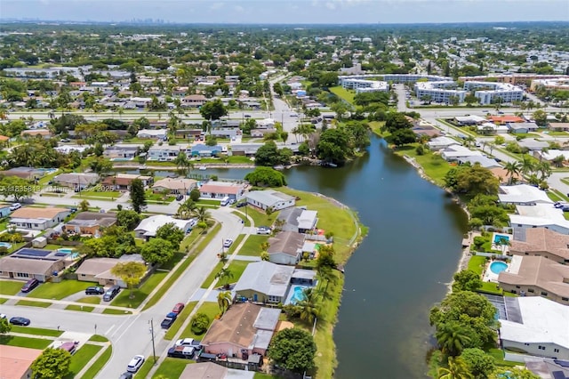 2239 NW 65th Ave, Margate, FL 33063 - aerial view of property's location featuring a large body of water and nearby suburban area