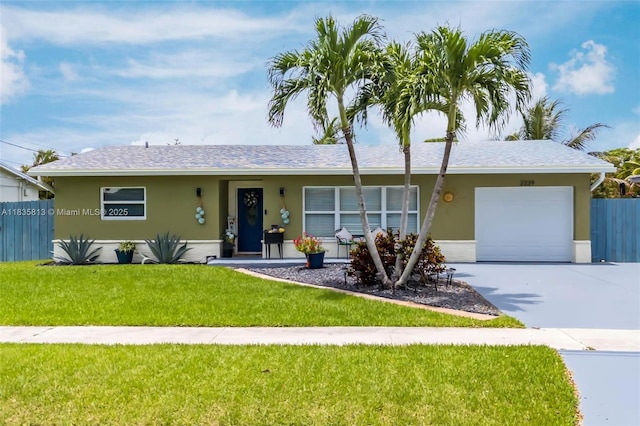 2239 NW 65th Ave, Margate, FL 33063 - ranch-style home featuring a garage, stucco siding, and concrete driveway