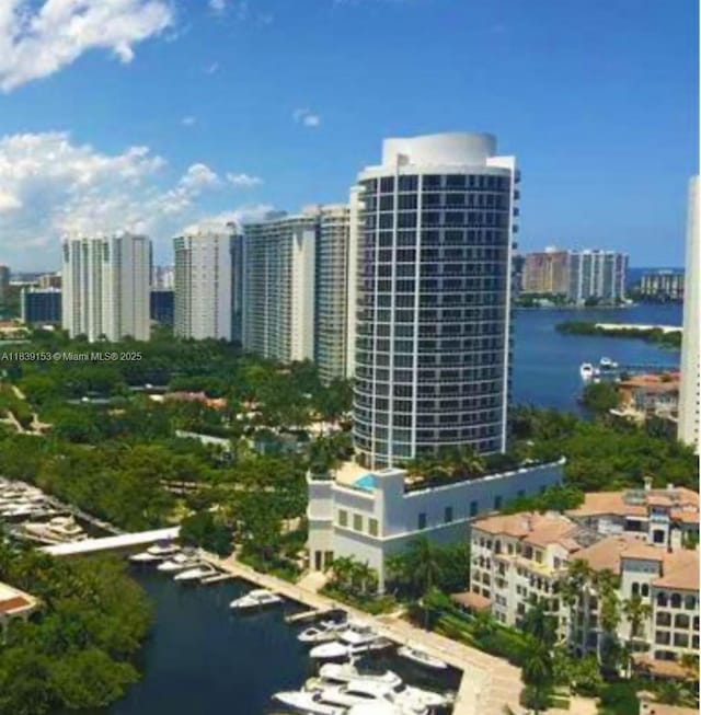 4100 Island Blvd Unit 2303, Aventura, FL 33160 - view of building exterior with a water view and a city view