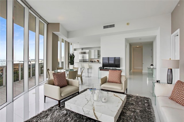 4100 Island Blvd Unit 2303, Aventura, FL 33160 - view of tiled living room
