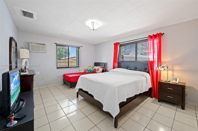 590 SW 62nd Ave, Miami, FL 33144 - bedroom with an AC wall unit and light tile patterned floors