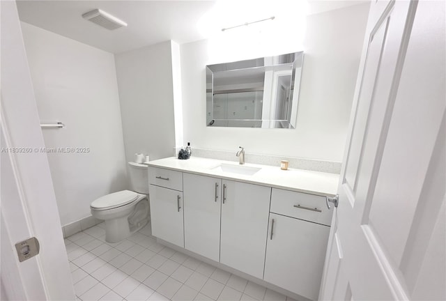 2620 S University Dr Unit 111, Davie, FL 33328 - bathroom with vanity and tile patterned flooring