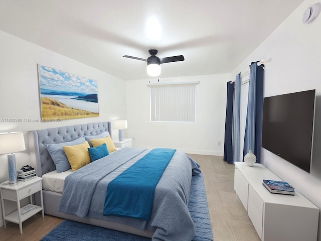 2620 S University Dr Unit 111, Davie, FL 33328 - bedroom featuring ceiling fan