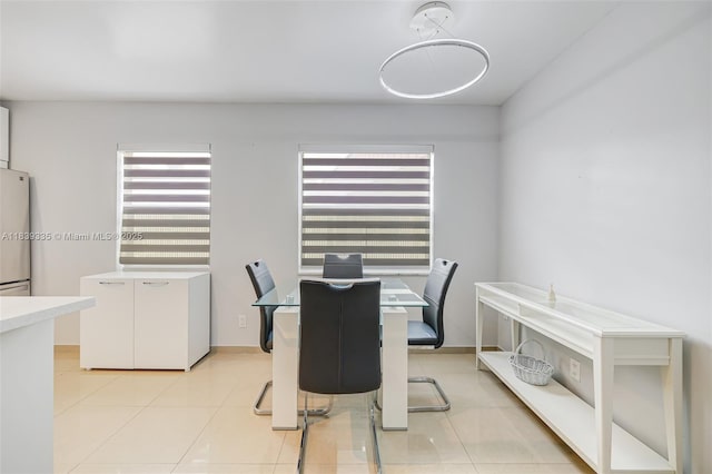 471 Capri J Unit 471, Delray Beach, FL 33484 - dining area featuring light tile patterned flooring
